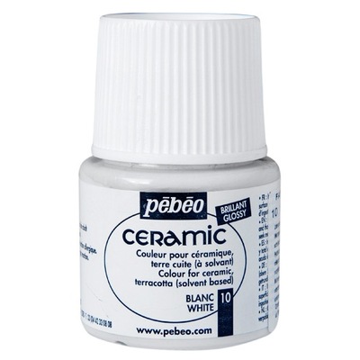 Pebeo CERAMIC farba do ceramik 45ml 10 white