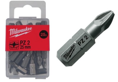 Skrutkovač MILWAUKEE bit Tip PZ2x25mm 25pcs
