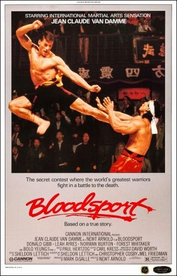 KRWAWY SPORT (1988) van Damme - PREMIUM !!! 30x45cm