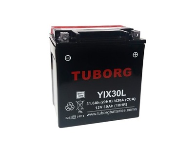 АККУМУЛЯТОР TUBORG YIX30L YB30L 30AH HARLEY СКУТЕРА ВОДЯНОЙ POLARIS SEE-DOO