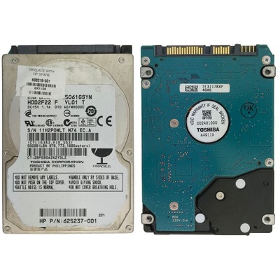 Dysk twardy Toshiba MK8034GSX | HDD 2D38 M ZK02 S | 80GB