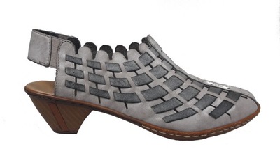 RIEKER SANDAŁY 46778-40 GREY r41