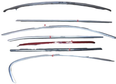 Хром молдинг ущільнювач bmw x4 f26 фото №1