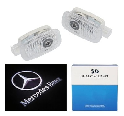 PROJEKTORY LOGO LED MERCEDES X204 C207 W216 W221  