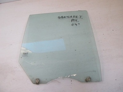 Стекло дверь правый задняя hyundai santa fe i 2003 фото №1