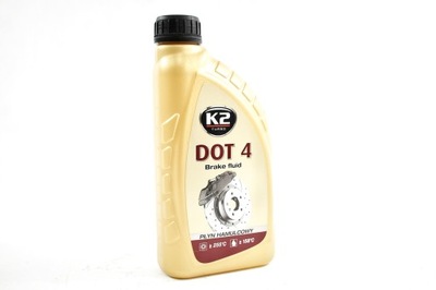 K2 PŁYN HAMULCOWY DOT 4 1L BRAKE FLUID