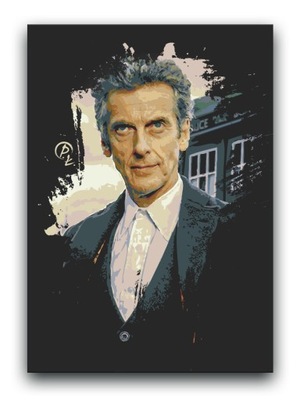 Doktor Who OBRAZ 60x40 canvas Doctor plakat