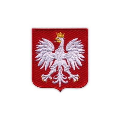 Naszywka Godło Polski -HERB RP- POLSKA, mały wzór