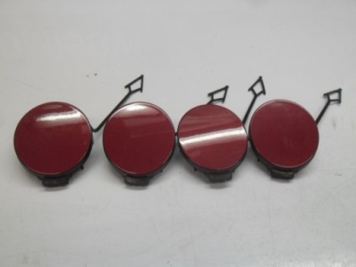 Vw touran lift заглушка фаркоп czerwona перед 1t0 фото №1