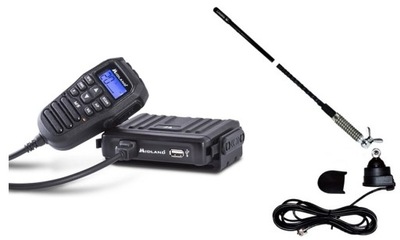 RADIO CB EN GRUSZCE MIDLAND M-5 USB + ANTENA DE MONTAJE SIRIO T3-27 + SOPORTE  