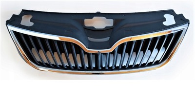Решітка радіатора решітка радіатора середина перед skoda rapid 2012-2018 фото №1