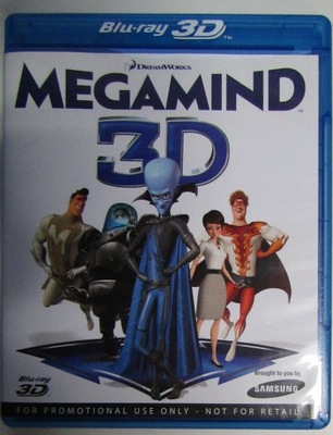 MEGAMIND Blu ray 3d