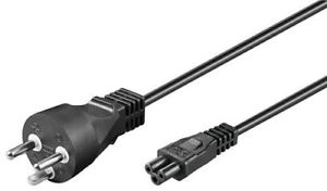 kabel zasilający duński DEN koniczynka C5