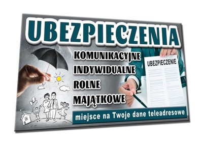 BANER REKLAMOWY UBEZPIECZENIA ŻYCIE ROLNE AUTO