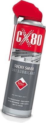 MOCNY SUCHY Smar CX80 TEFLON PTFE spray 500ml