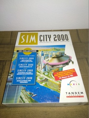 SIM CITY SIMCITY 2000 BIG BOX PREMIEROWA DE PC