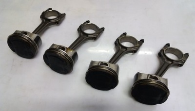 Поршень + шатун chevrolet 1.4 16v фото №1