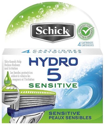 Schick Wilkinson Hydro 5 Sensitive wkłady 4szt USA