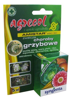 Agrecol AMISTAR 250SC 5ml CHOROBY GRZYBOWE Pleśń