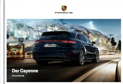 PORSCHE CAYENNE PROSPEKT MODELO 2020 NIEMIECKI GRANDE  