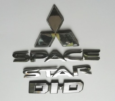 INSCRIPCIÓN INSIGNIA EMBLEMA MITSUBISHI SPACE STAR  