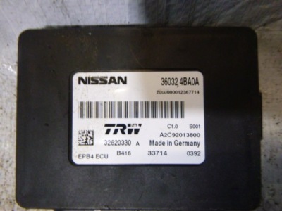 Nissan qashqai j11 блок керування гальма 360324ba0a фото №1