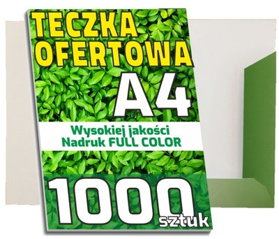 TECZKA OFERTOWA z nadrukiem FIRMOWA A4 1000 sztuk