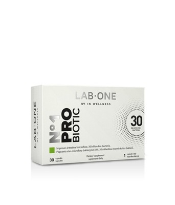 LAB ONE Nr1 PROBIOTIC 30 KAPS PROBIOTYK ODPORNOŚĆ