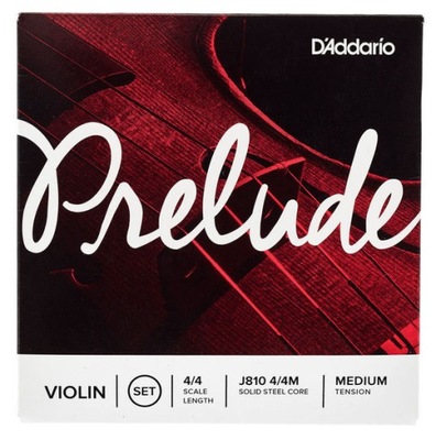 Struny do skrzypiec 4/4 Prelude D'Addario J810 M