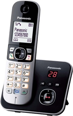 Telefon bezprzewodowy Panasonic KX-TG6821FRB
