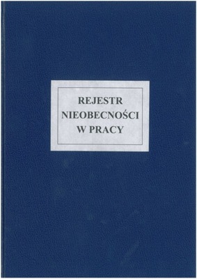 Rejestr nieobecności w pracy 1586