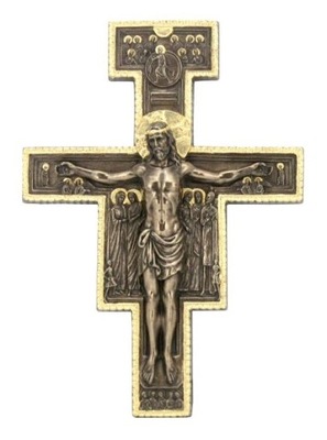 Krucyfiks Krzyż z SAN DAMIANO na PREZENT VERONESE
