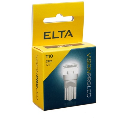 ELTA VISION PRO LUCES DIODO LUMINOSO LED W5W T10 6000K 25LM  