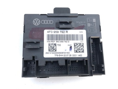 Блок управления модуль дверь 4f0959792r audi a6 s6 rs6 4f фото №1