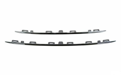 Решётка радиатора молдинг хром перед peugeot 308 2013 - 2017 фото №1