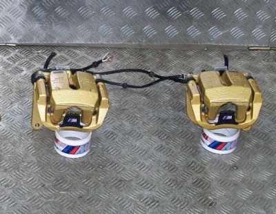 Bmw 5 m5 f90 суппорты керамический m gold задняя 3832km фото №1