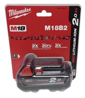 MILWAUKEE Akumulator bateria M18B2 2,0Ah