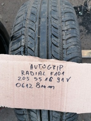 Autogrip radial f101 205 55 16 91V 8mm 12r