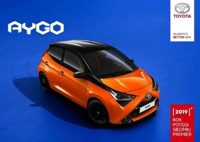 TOYOTA AYGO PROSPEKT MOD 2020 POLACO GRANDE FORMAT  