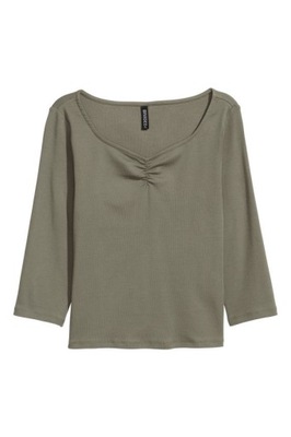 H&M Dżersejowy top rozm. L,40