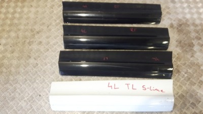 Audi q7 4l s-line молдинг дверь задняя левая фото №1