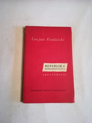 REPUBLIKA DEMOKRATYCZNA RUDNICKI AUTOGRAF