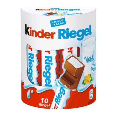 Kinder Riegel Czekoladki z mlecznej czekolady 10x21g