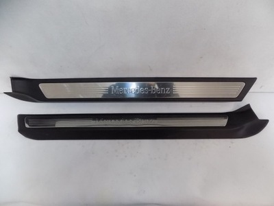 Mercedes-benz оригинальный номер a2076800235n a2076800135 молдинг накладка порог фото №1