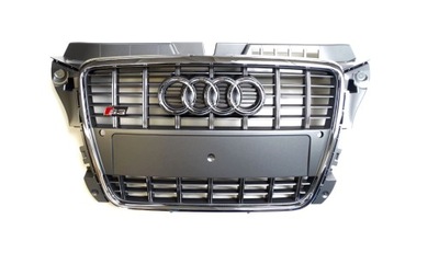 Решётка радиатора радиатора решётка радиатора перед серая audi a3 8p s3 фото №1