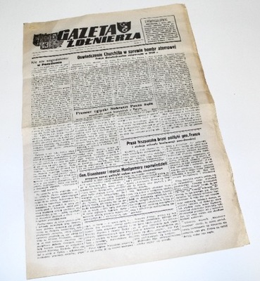 GAZETA ŻOLNIERZA. WŁOCHY MP 1945-46. R. 1, NR 176