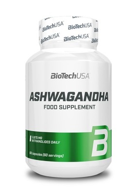 ASZWAGANDA - BioTech USA Ashwagandha 60 kaps.