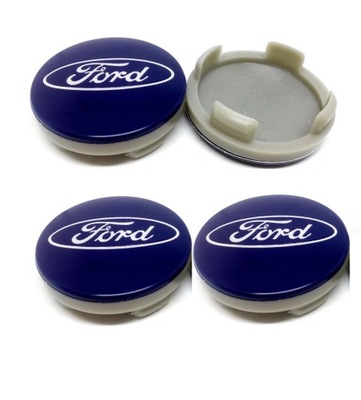 TAPACUBOS 54MM FORD KUGA MK1 B-MAX JUEGO KAPSLE ALUMINIO 