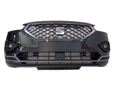 Бампер перед решётка радиатора 6pdc версия pod радар i камера lx6t seat tarraco 2019+ фото №1