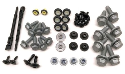 Набор элементов крепёжных бампер задняя audi a3 фото №1